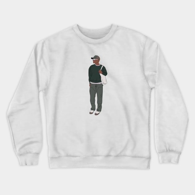 Fashion Boy Crewneck Sweatshirt by morgananjos